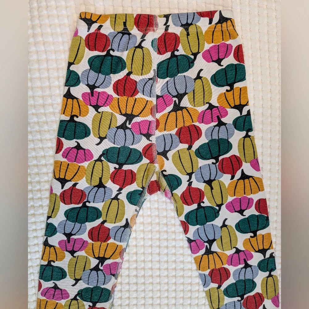 Hanna Andersson Pumpkin Patterned Organic Cotton Halloween Pajama Pants Size 8